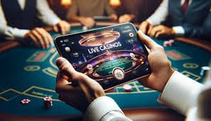 Meja live casino di platform maxslot dengan dealer profesional